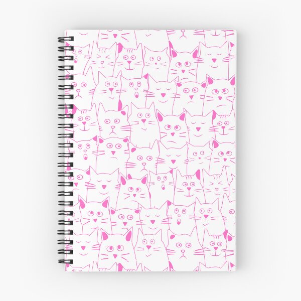 Artikelvorschau, Crowd of Cats-Muster Ver. 3 Rosa entworfen und verkauft von coltian.