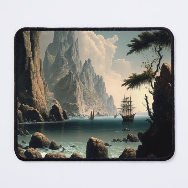 Item preview, Jagged Peaks Overlooking The Bay designed and sold by ScapesLP.