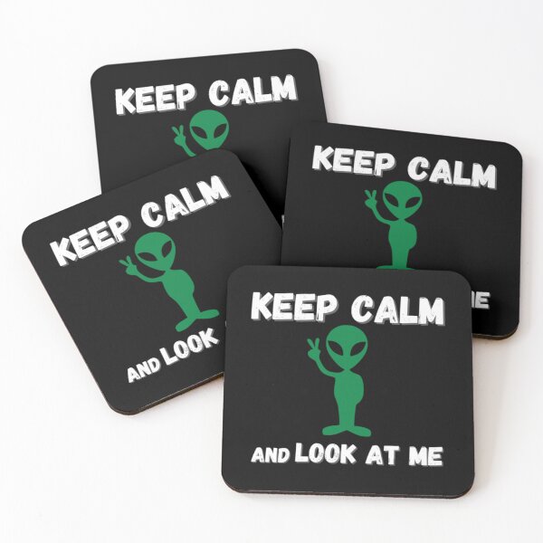Item preview, Keep Calm And Look At Me Funny Quote   designed and sold by BusyPuzzlea.