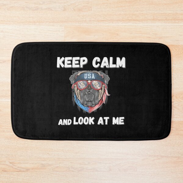 Item preview, Keep Calm And Look At Me Dog Design Funny Quote USA   designed and sold by BusyPuzzlea.