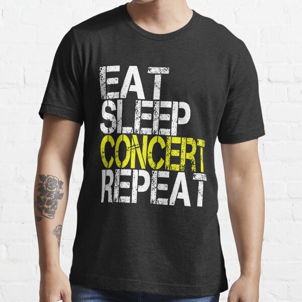 Eat Sleep Concert Repeat, Grunge Essential T-Shirt