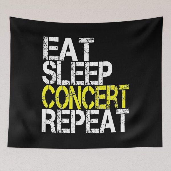 Item preview, Eat Sleep Concert Repeat, Grunge  designed and sold by ACC .