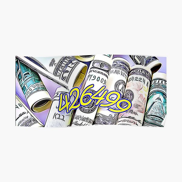 "money immediate flow of cash with grabovoi" Poster for Sale by