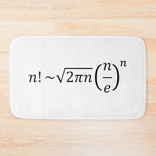 Item preview, Stirling Approximation Of Factorial - Calculus And Math designed and sold by ScienceCorner.