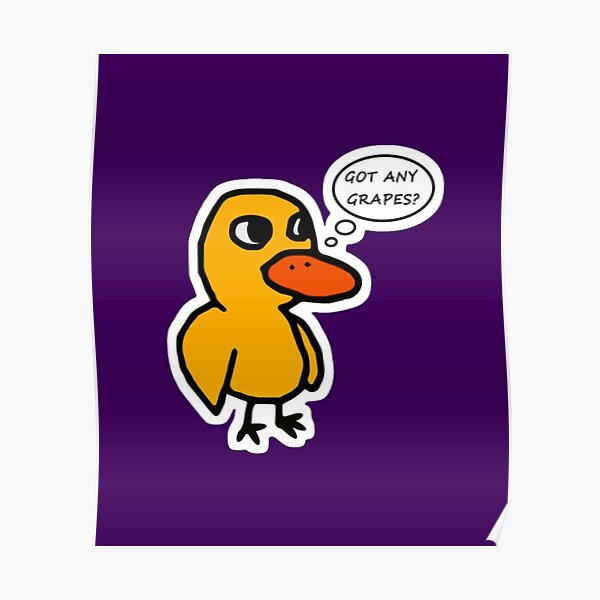 The Duck Song Wall Art for Sale | Redbubble