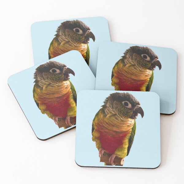 Item preview, Green Cheek Conure design | Conure | Small Parrot | Parakeet | Parrot lover designed and sold by TatianaLG.