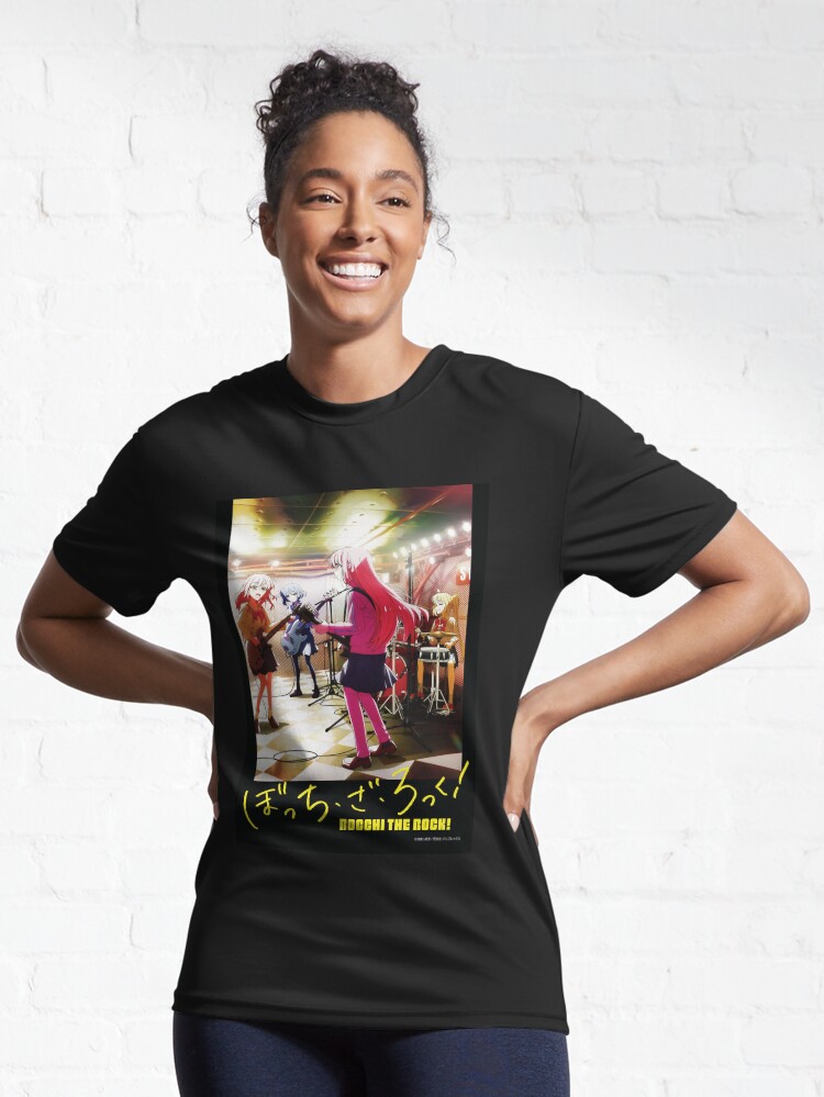 Aperçu 6 sur 7. T-shirt respirant avec l'œuvre Bocchi Le Rocher Bocchi Le Rocher créée et vendue par TeddyGotDesigns.