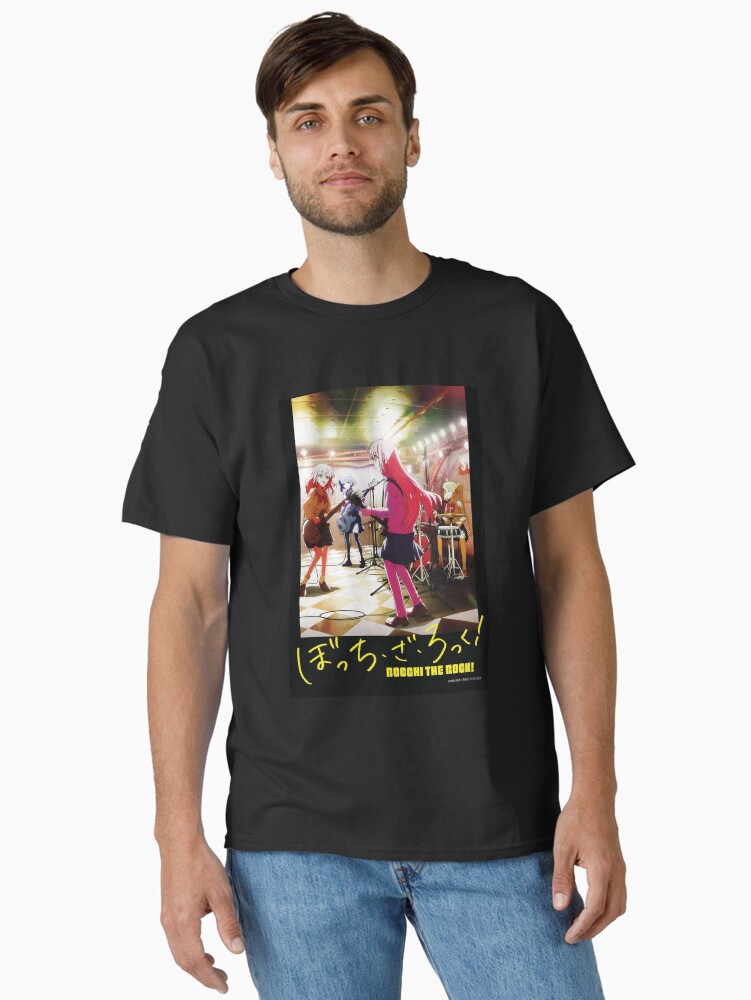 Aperçu 1 sur 7. T-shirt classique avec l'œuvre Bocchi Le Rocher Bocchi Le Rocher créée et vendue par TeddyGotDesigns.