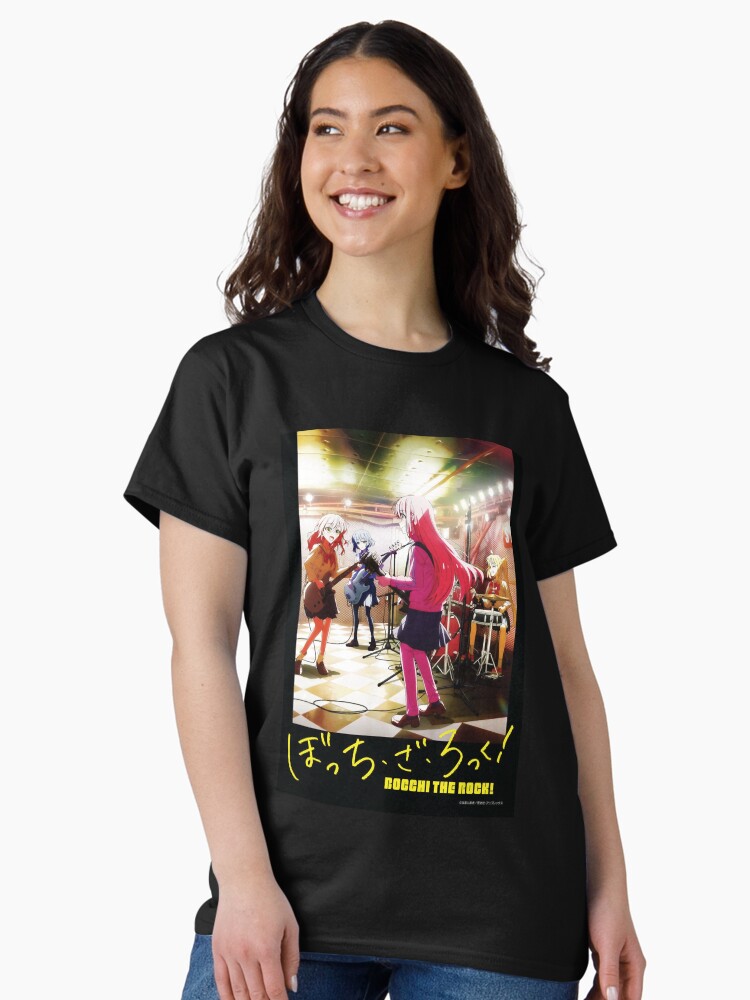 Aperçu 2 sur 7. T-shirt classique avec l'œuvre Bocchi Le Rocher Bocchi Le Rocher créée et vendue par TeddyGotDesigns.