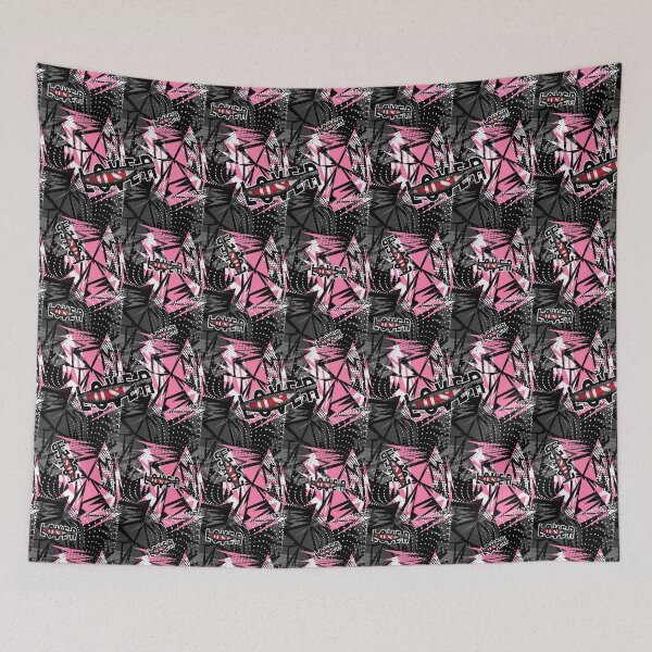 Item preview, Unique dark black background with lover text and pink color designed and sold by K-Klub.