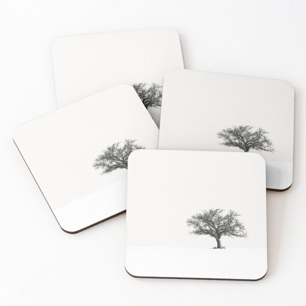 Item preview, A lonely tree in a winter landscape designed and sold by knappidesign.