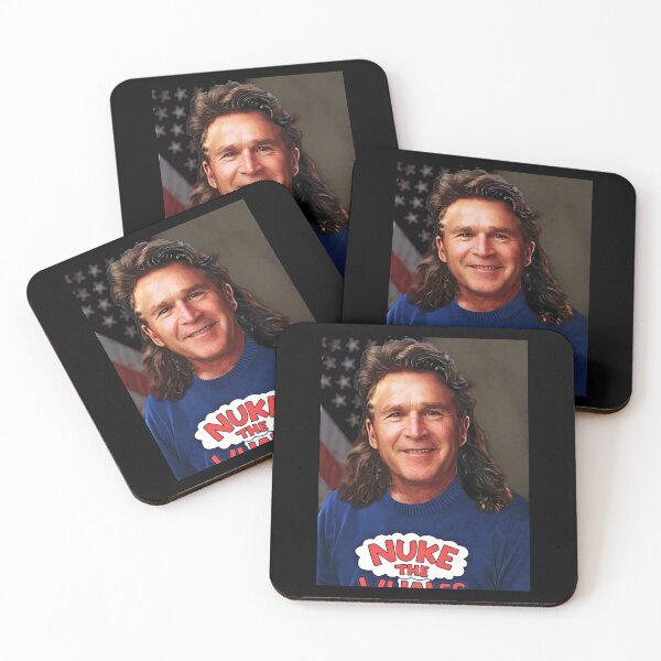 Item preview, George W Bush rules 43rd US president mullet designed and sold by Captain-Jackson.