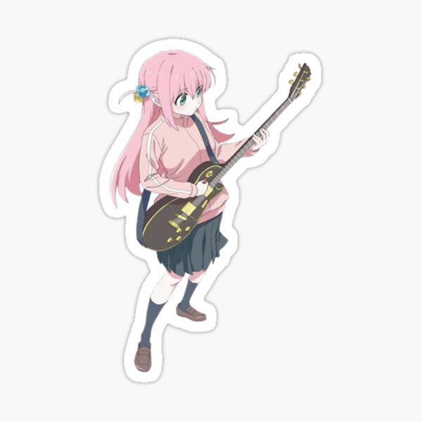 Aperçu de l'œuvre Bocchi le frappeur de rock créée et vendue par TeddyGotDesigns.