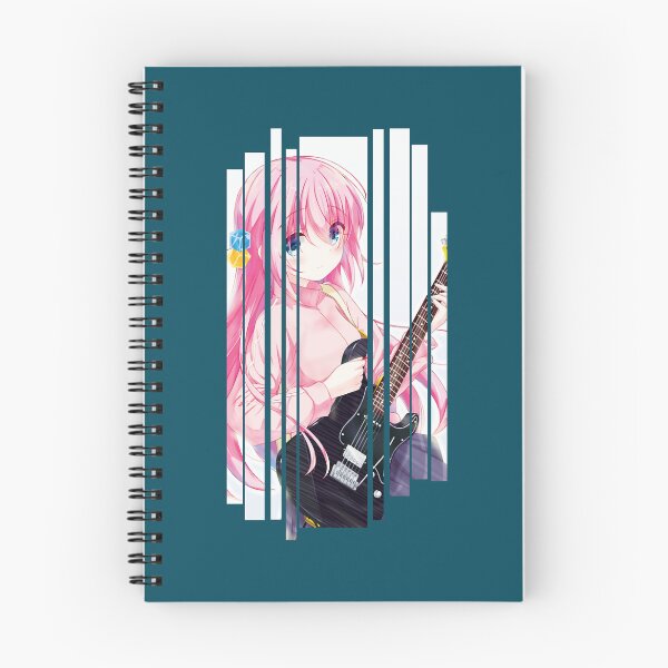 Artikelvorschau, Bocchi The Rock Hitori Gotou Mädchen-Fanart entworfen und verkauft von TeddyGotDesigns.