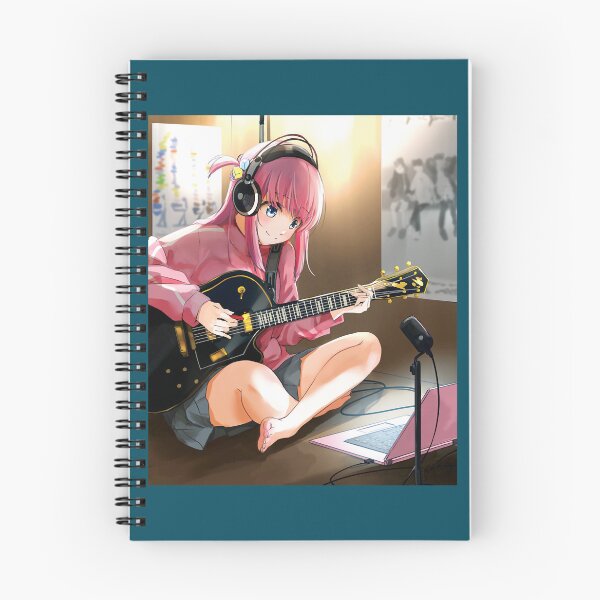 Artikelvorschau, Bocchi The Rock Hitori Gotou-Mädchen entworfen und verkauft von TeddyGotDesigns.
