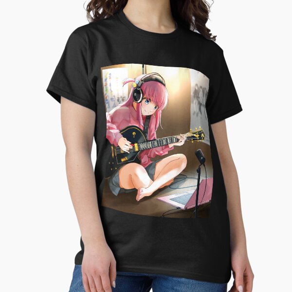 Aperçu de l'œuvre Bocchi Le Rocher Hitori Gotou Fille créée et vendue par TeddyGotDesigns.