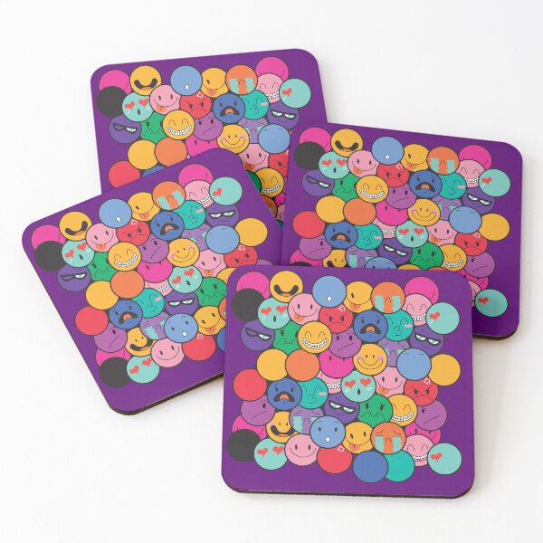 Item preview, Cute Emoji Faces | Happy Face | Angy Face - C1 designed and sold by Art-by-Geoff.