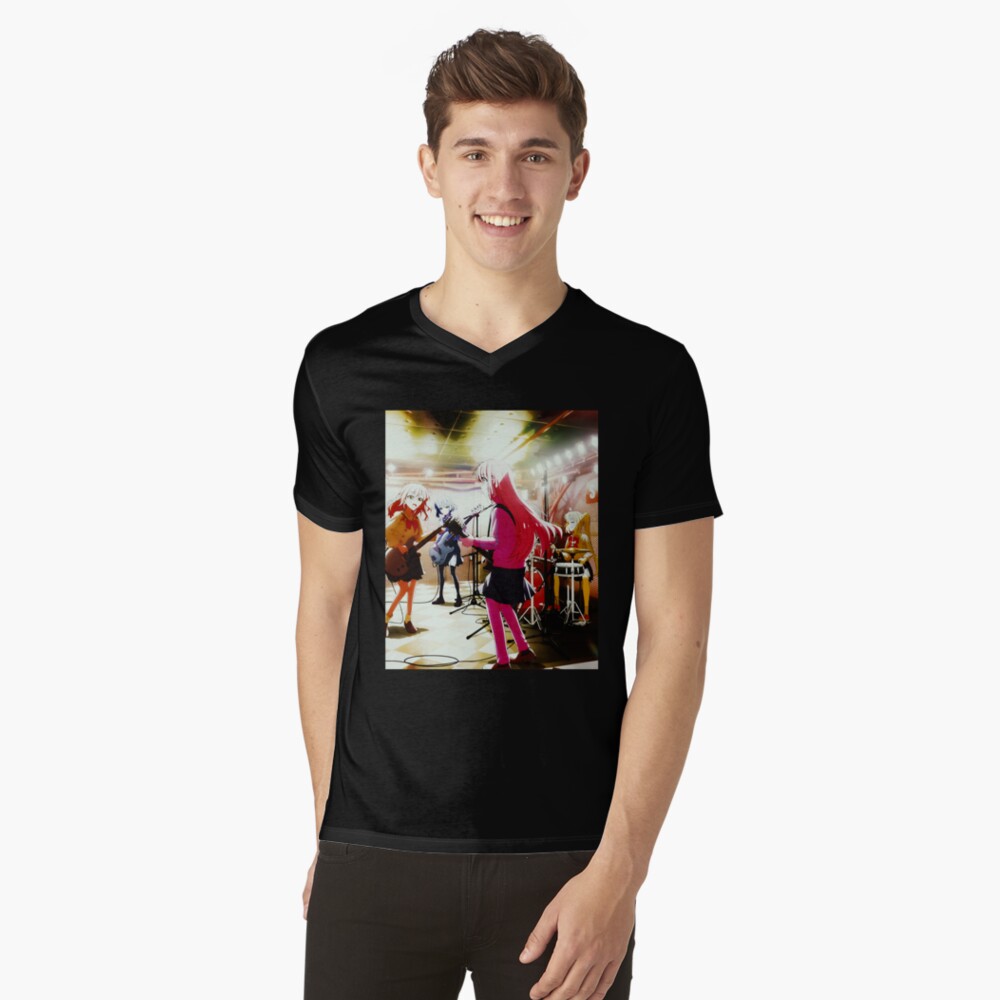 Aperçu de l'œuvre T-shirt col V créée et vendue par TeddyGotDesigns.