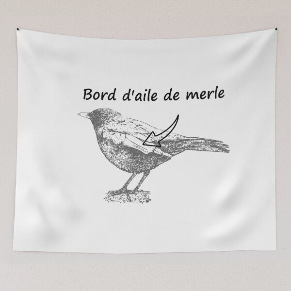 Item preview, Bordel de merde - Bord d'aile de merle designed and sold by f1006.