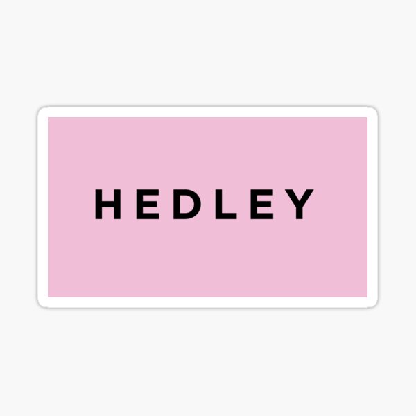 Item preview, Nombre de la banda Hedley designed and sold by thisgirlrazan.
