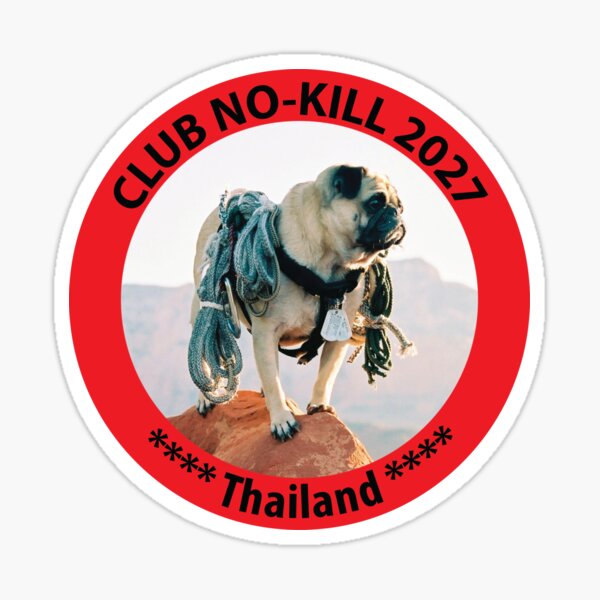 CLUB NO-KILL THAILAND Sticker