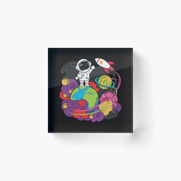 Item preview, The Cute Astronaut designed and sold by Mulberry Fruits ⭐ ⭐ ⭐ ⭐ ⭐.