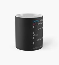 Taza clásica Codificación de la programación del café