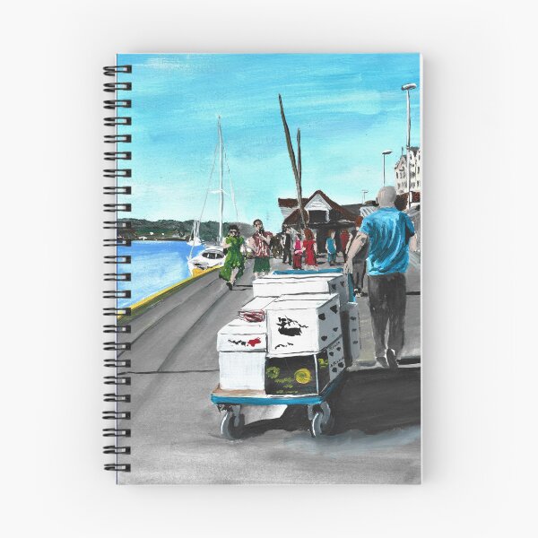 Item preview, Bryggen Promenade - Market Trolley designed and sold by Rina Arling.