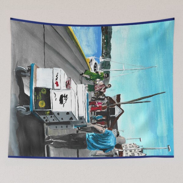 Item preview, Bryggen Promenade - Market Trolley designed and sold by Rina Arling.