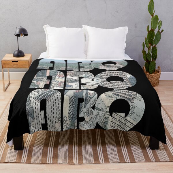 Item preview, Albuquerque, New Mexico ABQ Cityscape Repeating Pattern designed and sold by CrabbyLobster.