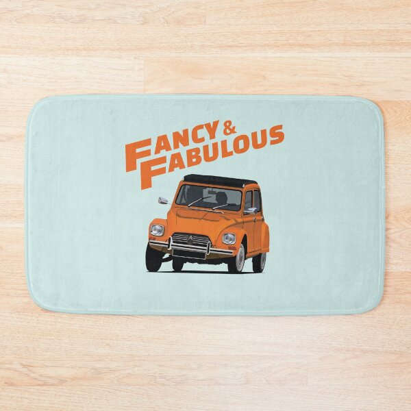 Item preview, Fancy and Fabulous orange Dyane designed and sold by knappidesign.