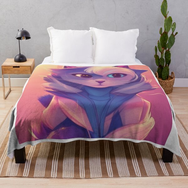 Item preview, cat retro vintage sunset rainbow designed and sold by DesginTrend.