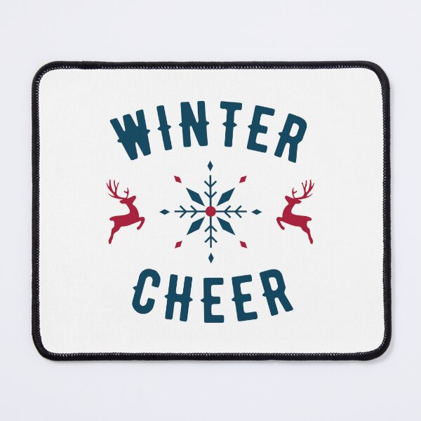 Item preview, Winter Cheer Christmas Holiday Spirit Reindeer Design designed and sold by ZenDesigner.