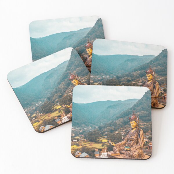 Item preview, View of Statue Temple of Guru Padmasambhava, Kathmandu valley, Nepal designed and sold by RaimondKlavins.