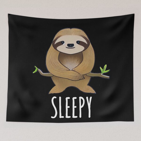Item preview, Sleepy Sloth : Lazy Sloth, Laziness designed and sold by EnzoVectorism.