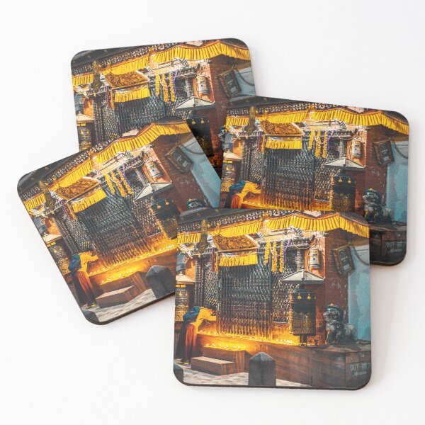 Item preview, Buddhist gompa and prayer flags in the Himalaya mountains, Nepal designed and sold by RaimondKlavins.