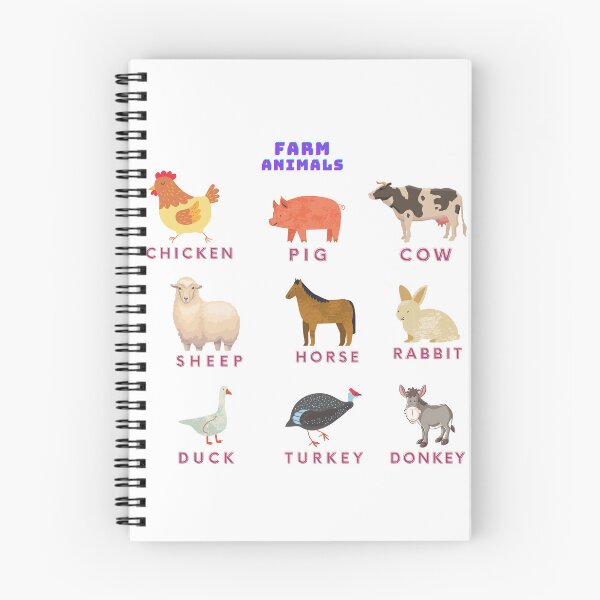 Item preview, Farm Animals stickers with Names  designed and sold by MichaelGrace.