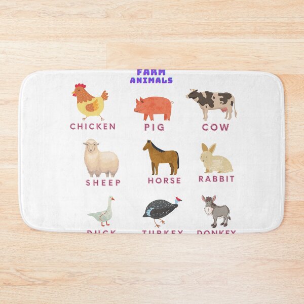 Item preview, Farm Animals stickers with Names  designed and sold by MichaelGrace.