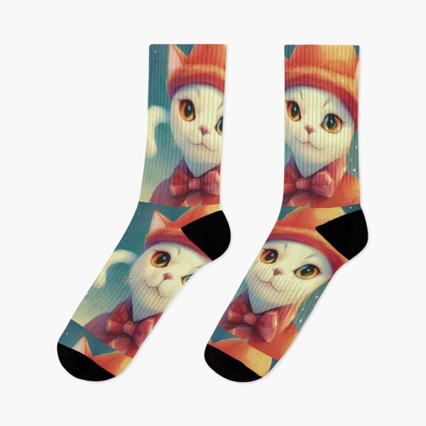 Item preview, cat retro vintage sunset rainbow designed and sold by DesginTrend.