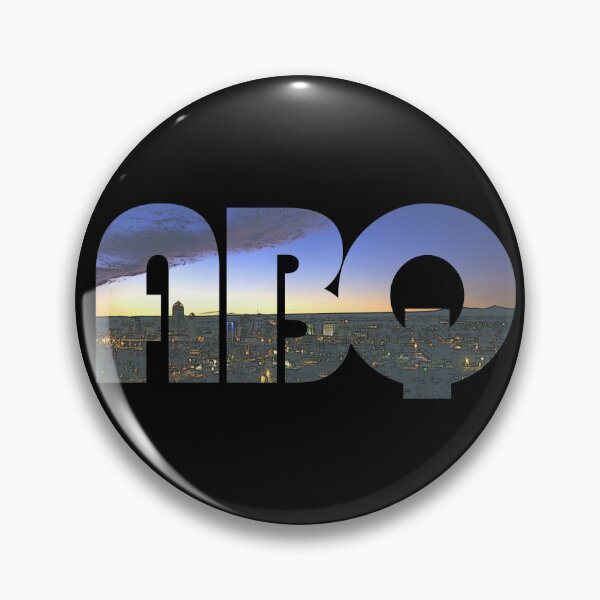 Item preview, Albuquerque, Nuevo México ABQ Night Cityscape designed and sold by CrabbyLobster.