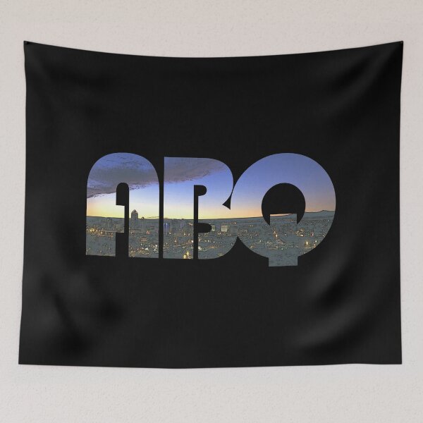 Item preview, Albuquerque, New Mexico ABQ Night Cityscape designed and sold by CrabbyLobster.