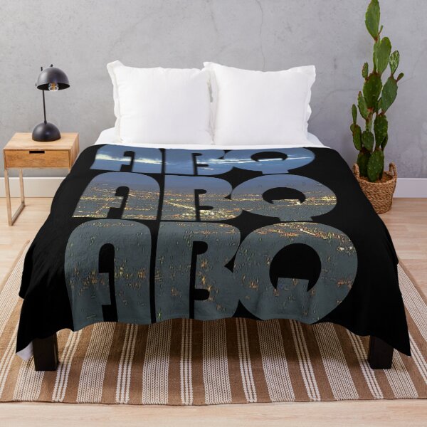 Item preview, Albuquerque, New Mexico ABQ Night Cityscape Repeating Pattern designed and sold by CrabbyLobster.