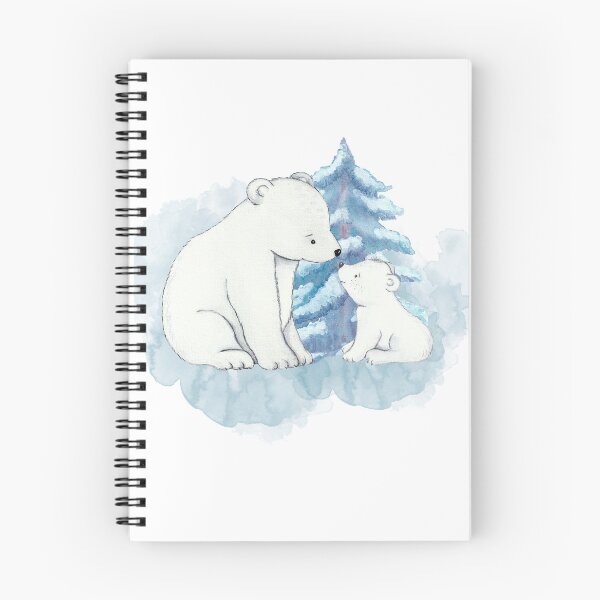 Item preview, Polar bear mom and baby designed and sold by cutefairyland.
