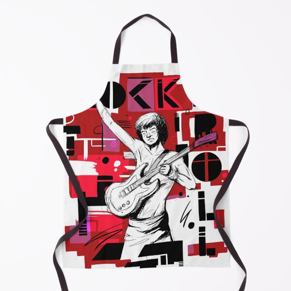 Item preview, Rock and Roll  musician , guitarist playing electric guitar draw design  designed and sold by FFelder.