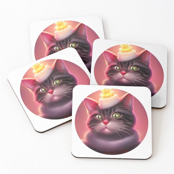 Item preview, Funny Cat Christmas designed and sold by ArtificialCraft.