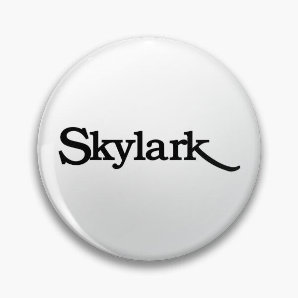 Item preview, Skylark Pin Button[WHITE] designed and sold by SkylarkQC.