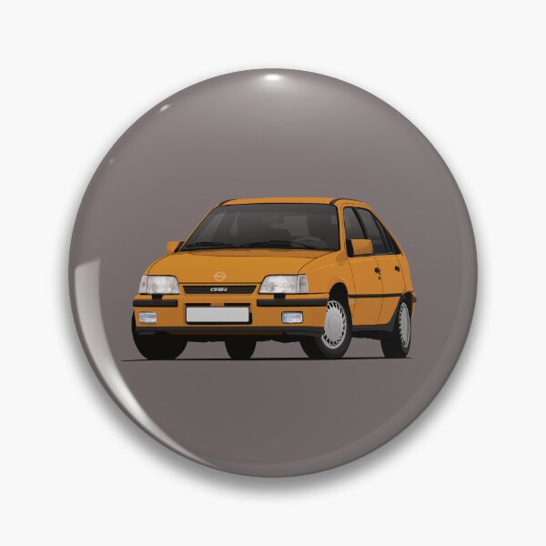 Item preview, Orange Kadett E GSi car illustration designed and sold by knappidesign.