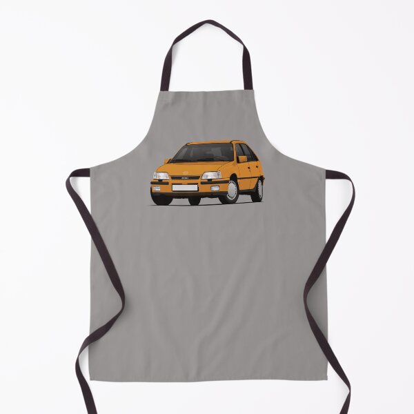 Item preview, Orange Kadett E GSi car illustration designed and sold by knappidesign.
