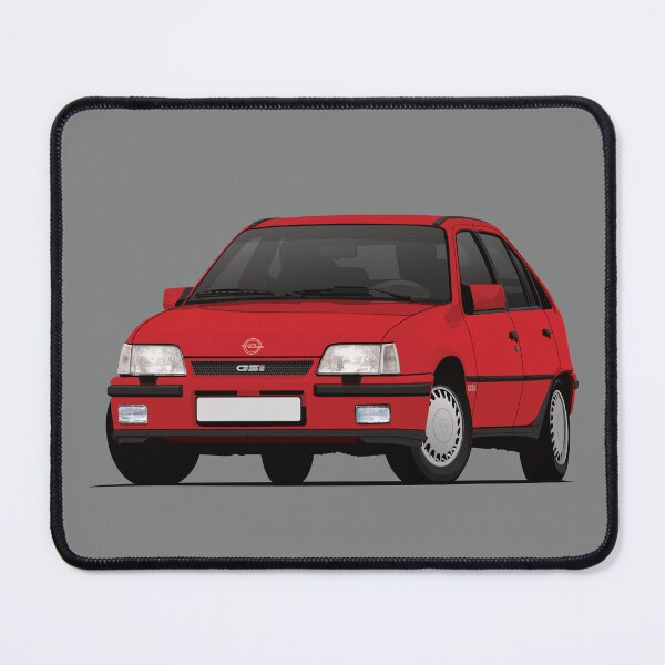 Item preview, Red Kadett E GSi car illustration designed and sold by knappidesign.