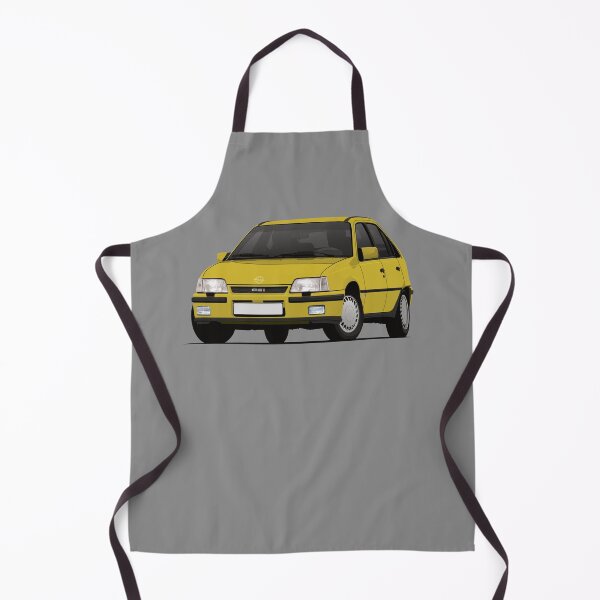 Item preview, Yellow Kadett E GSi car illustration designed and sold by knappidesign.